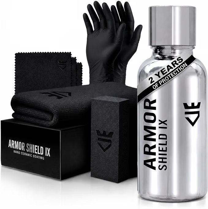 AvalonKing Armor Shield IX – DIY Ceramic Coating Kit for Cars – High Gloss, Hydrophobic & 2-Year Protection – Easy Home Application – Paint, Glass, Rims & Trim – 30ml

