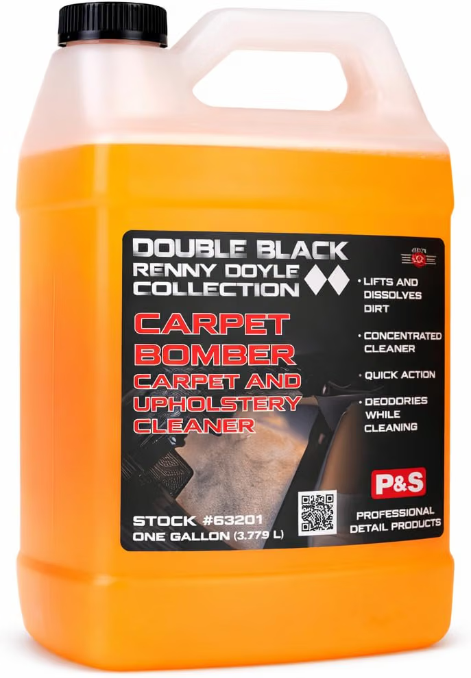 
P & S PROFESSIONAL DETAIL PRODUCTS Carpet Bomber – Professional Upholstery Cleaner, Citrus-Based Formula, Removes Grease,