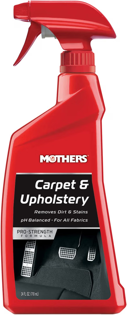 Mothers Carpet & Upholstery Cleaner, 24 oz. (05424) | Pro-Strength, pH-balanced Formula Removes Ground-In Dirt, Soil & Stains from Cloth, Carpet