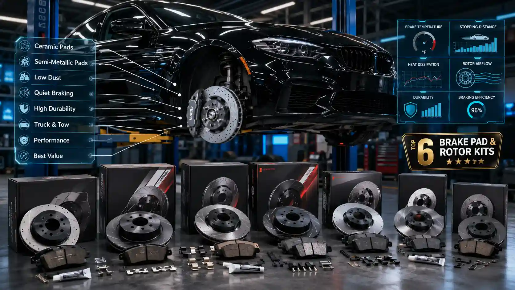 Best Brake Pad and Rotor Kits