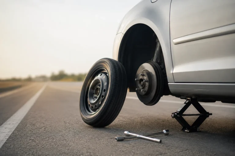 How to Change a Flat Tire Safely on the Roadside