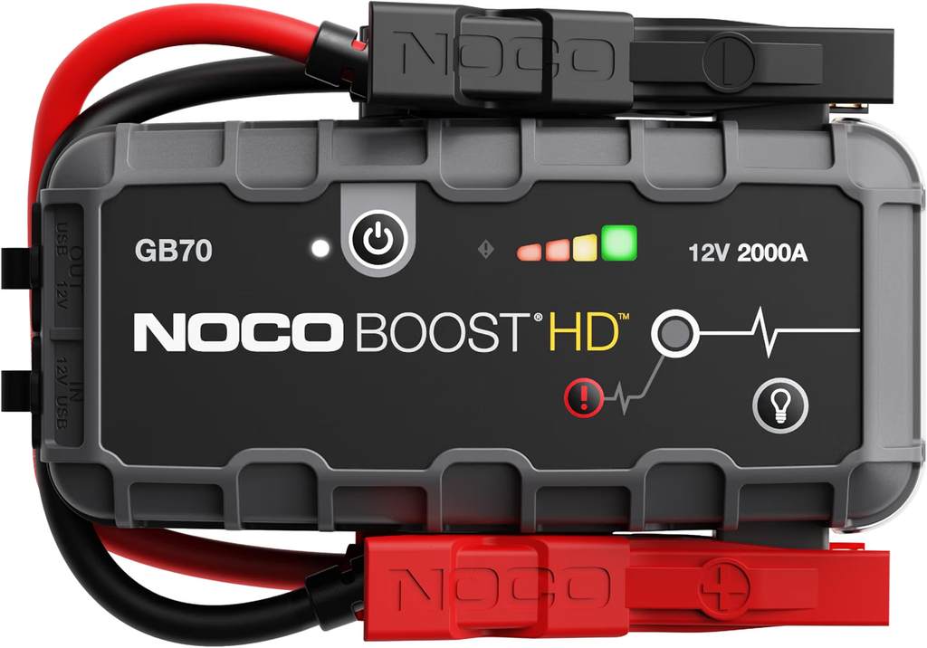 NOCO Boost GB70 2000A UltraSafe Jump Starter, 12V Lithium Battery Booster | Spark-Proof & Reverse Polarity Protection, For Car, Truck, Motorcycle,