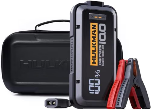 Hulkman Alpha 85S with -40℉ Preheat Tech Smart Portable Jump Starter with Alpha Bag EVA Protection Case