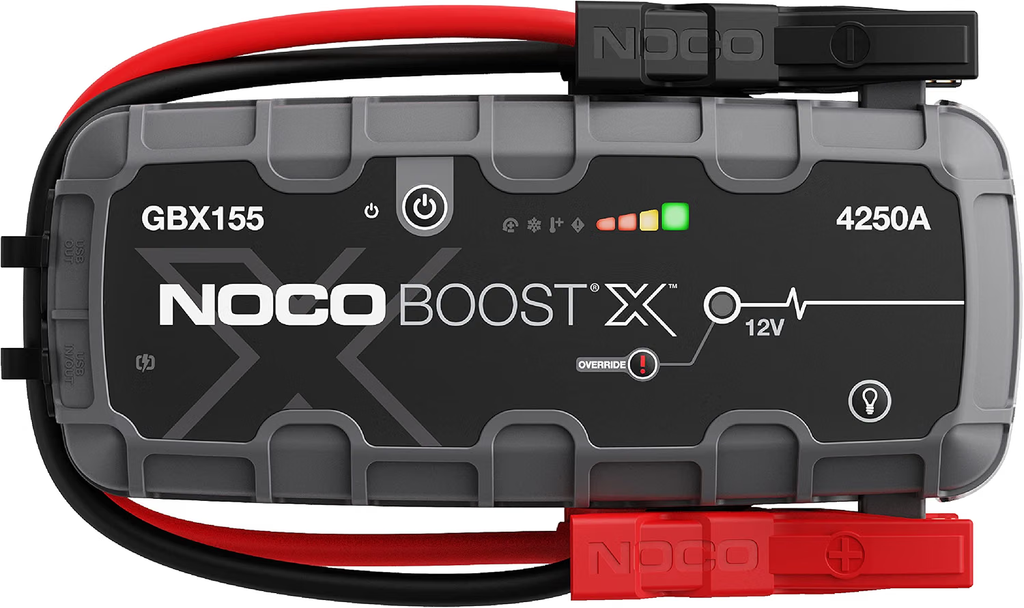 NOCO Boost X GBX155: 4250A UltraSafe Jump Starter – 12V Lithium Battery Booster Pack, Portable Jump Box, Power Bank & Jumper Cables - for 10.0L Gas