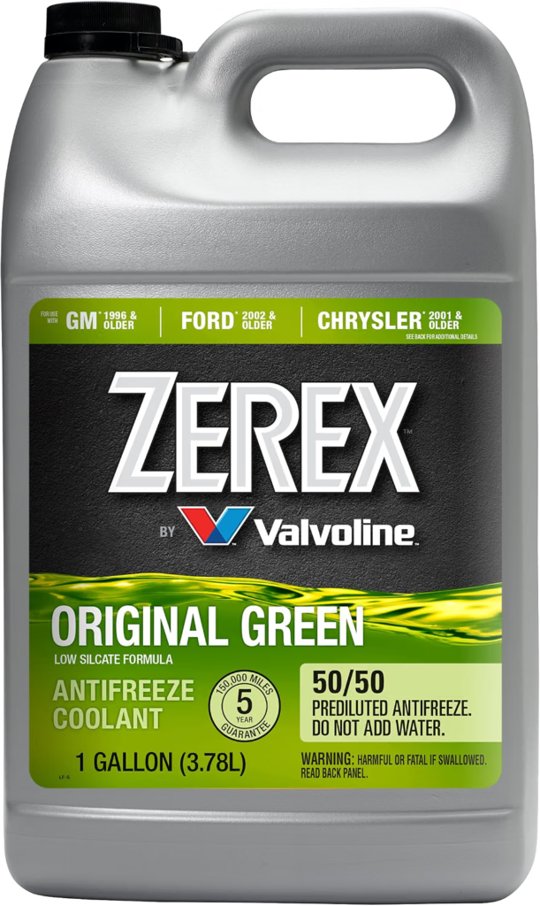  Best Budget Option: Zerex Original Green Low Silicate