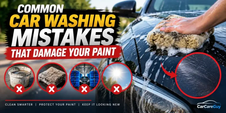Common Car Washing Mistakes That Damage Your Paint this is mytopic make an banner image
