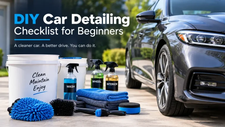 DIY Car Detailing Checklist for Beginners CarCareGuy