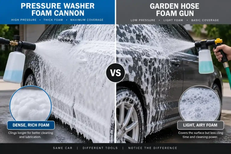 Foam Cannon vs Foam Gun