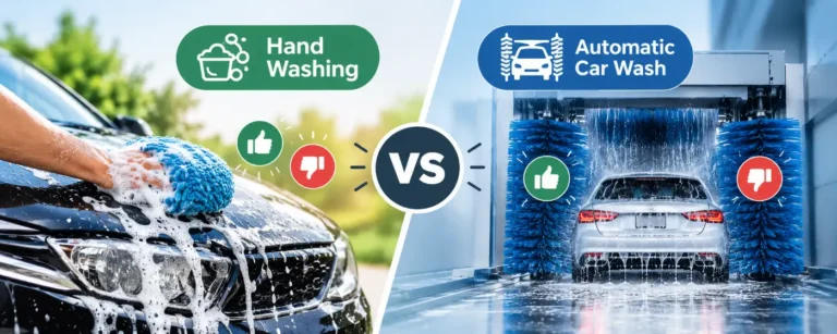 Hand Washing vs Automatic Car Wash