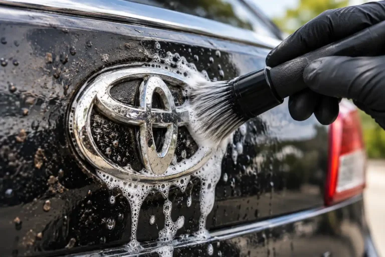 How to Clean Around Car Emblems Without Damage