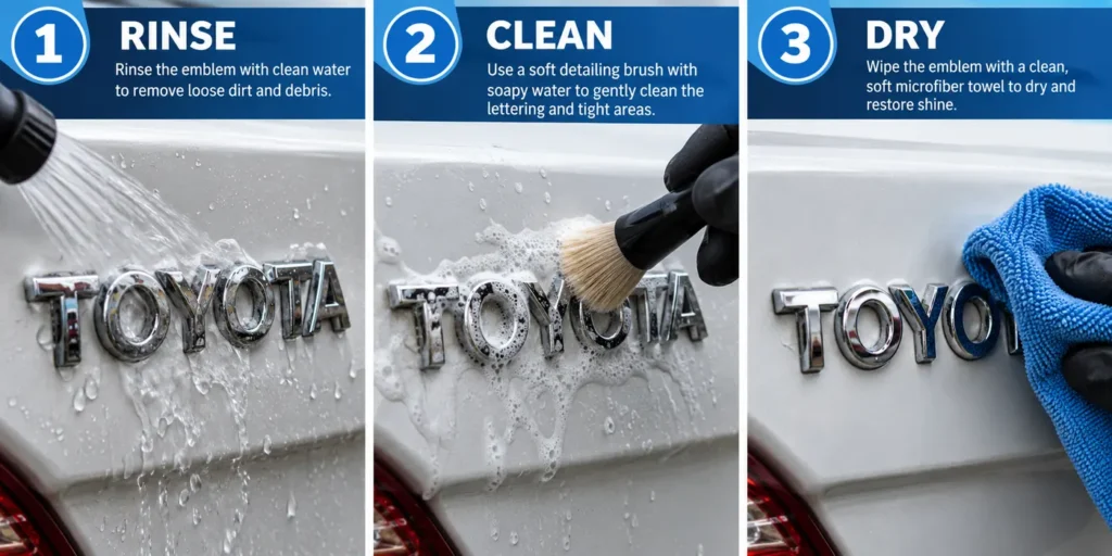 How Do You Clean an Emblem Step by Step?
