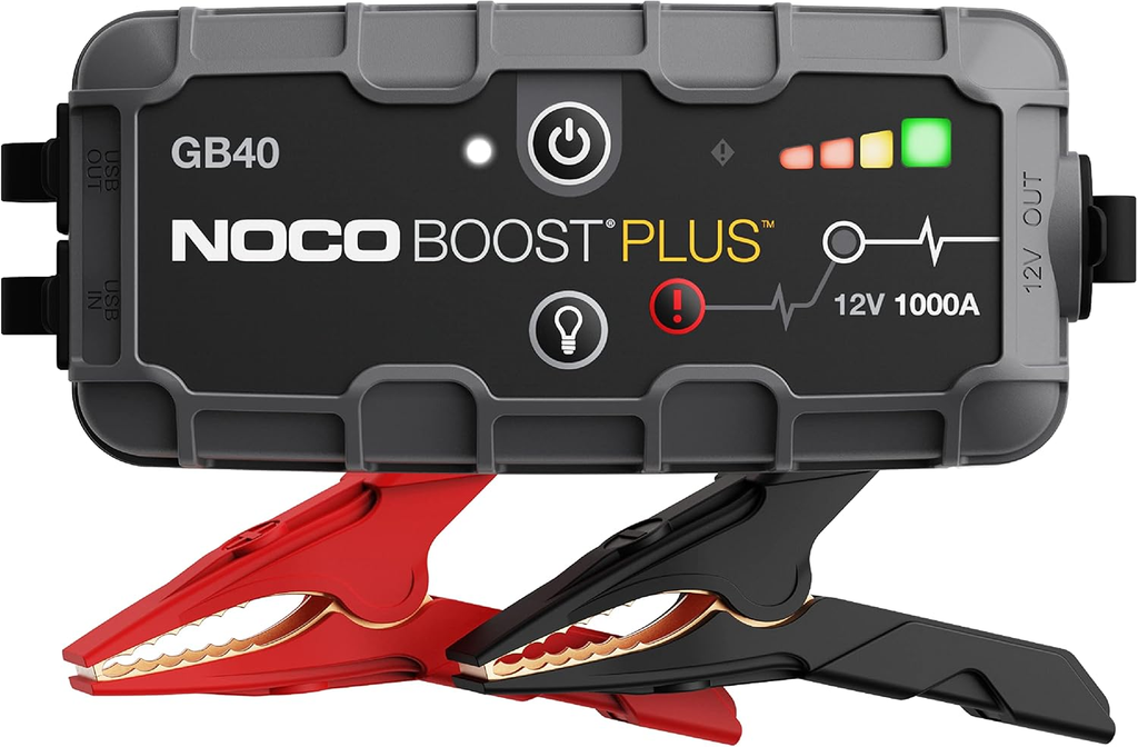 NOCO Boost GB40 12V 1000A UltraSafe Portable Lithium Jump Starter | Spark-Proof & Reverse Polarity Protection, For Car, Truck, Motorcycle, SUV, Boat,...
