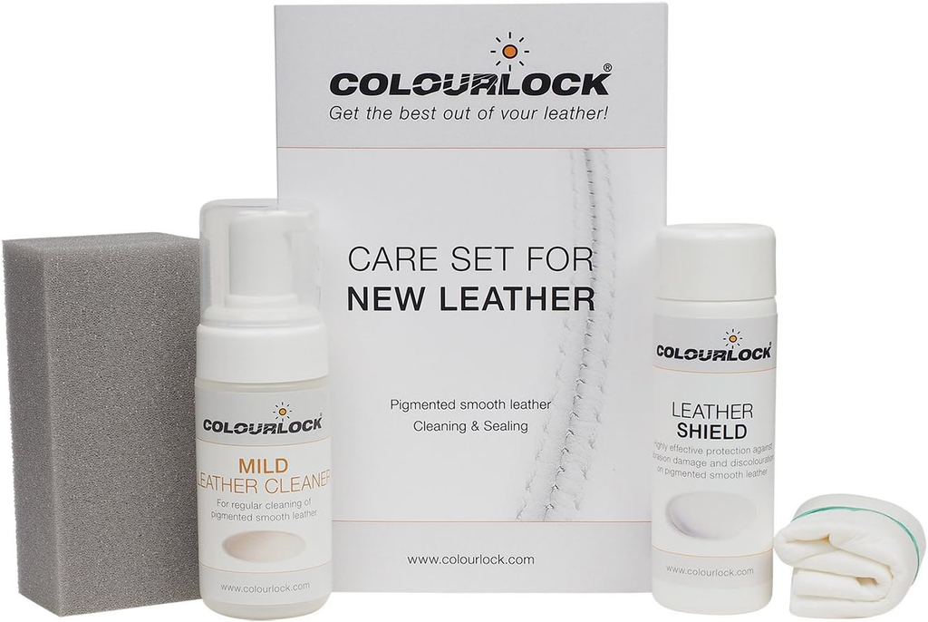 Colourlock Leather Shield & Mild Cleaning Kit - 125 ml
