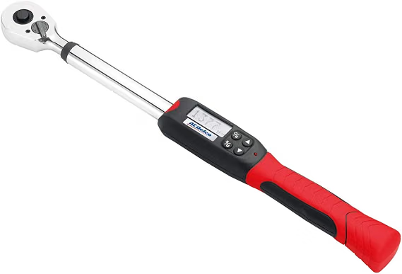 ACDelco ARM601-4 1/2” (14.8 to 147.5 ft-lbs.) Heavy Duty Digital Torque Wrench with Buzzer and LED Flash Notification – ISO 6789 Standards with Certificate of Calibration
