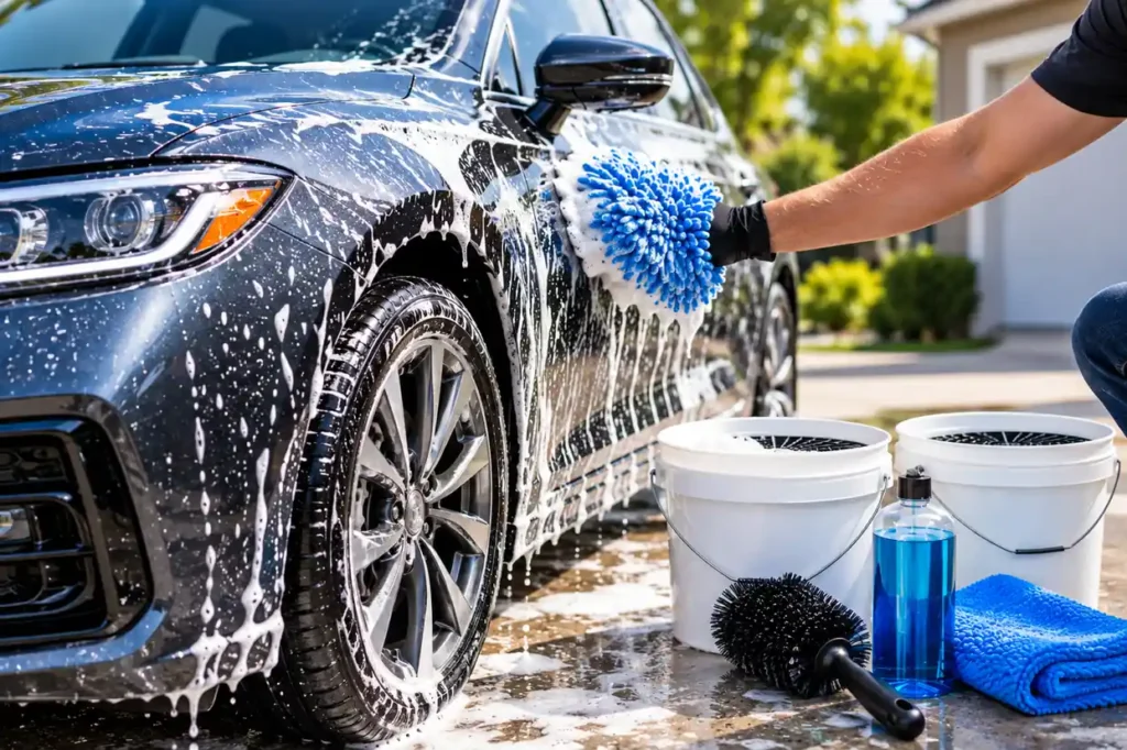 Wash and Decontaminate the Exterior