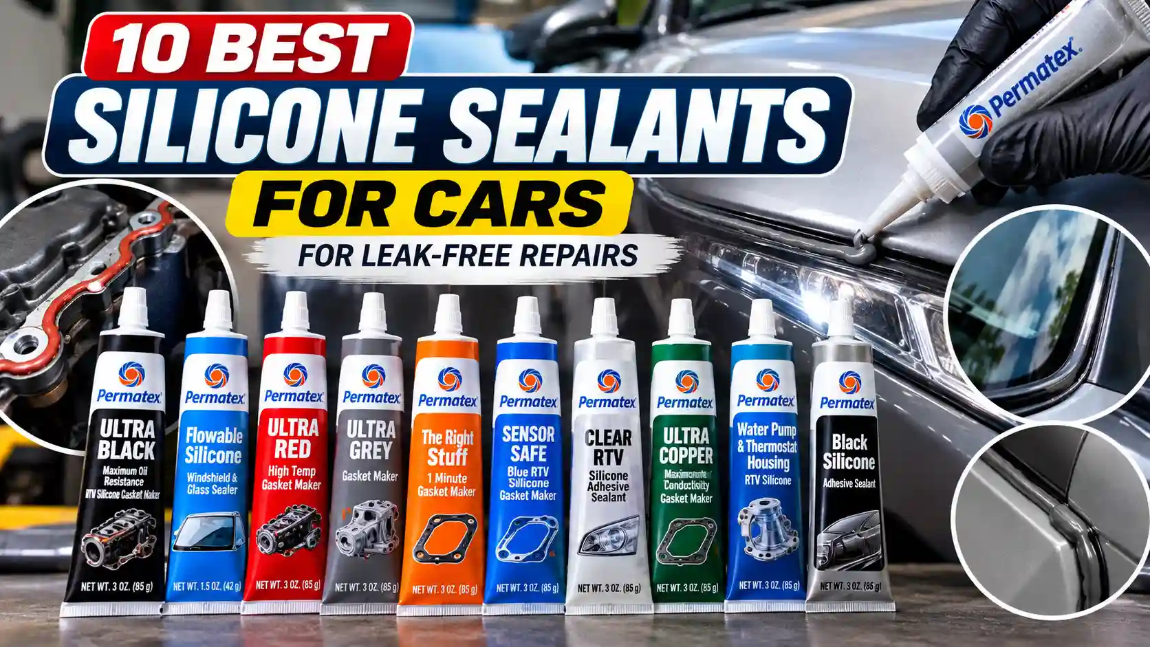 10 Best Silicone Sealants for Cars