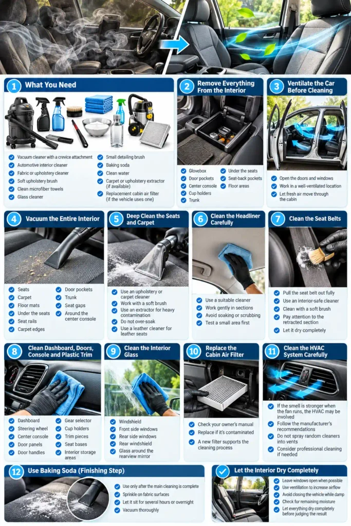 What Do You Need to Remove Smoke Smell From a Used Car?
