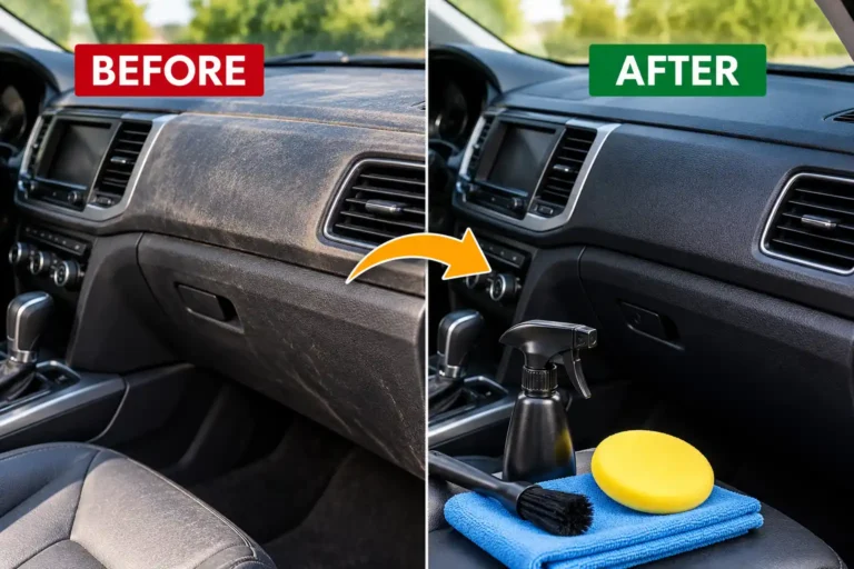 Car Dashboard Restoration_ Before and After