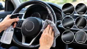 Steering Wheel Material Cleaning Guide