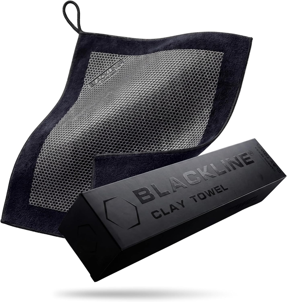 
Blackline Synthetic Clay Towel 12"x12" - Clay Bar Alternative, Detailing