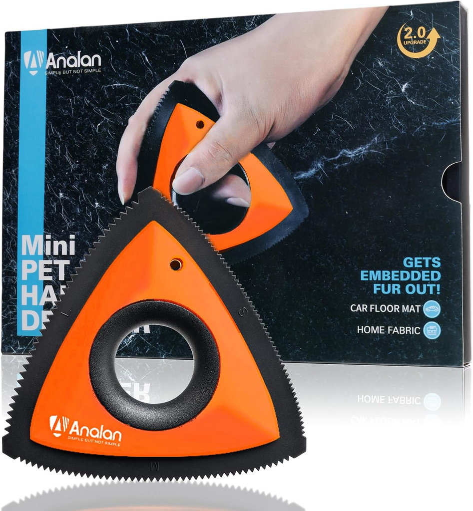 
Analan Mini Pet Hair Remover for Car Detailing Dog Hair Tool Brush(Orange)