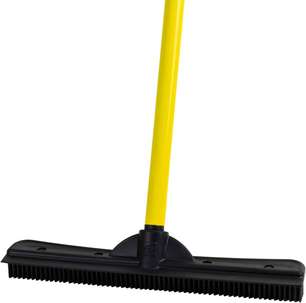 
FURemover Pet Hair Removal Rubber Broom, 58" Telescopic Handle 