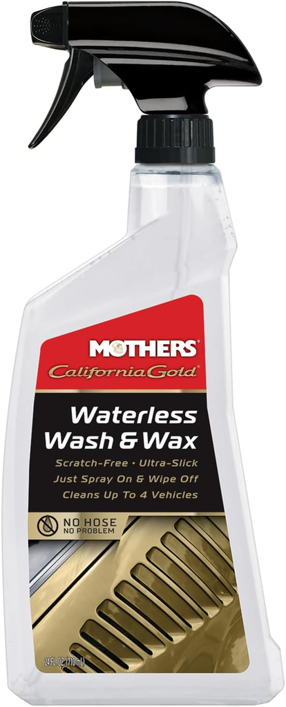 Mothers California Gold Waterless Wash & Wax, 