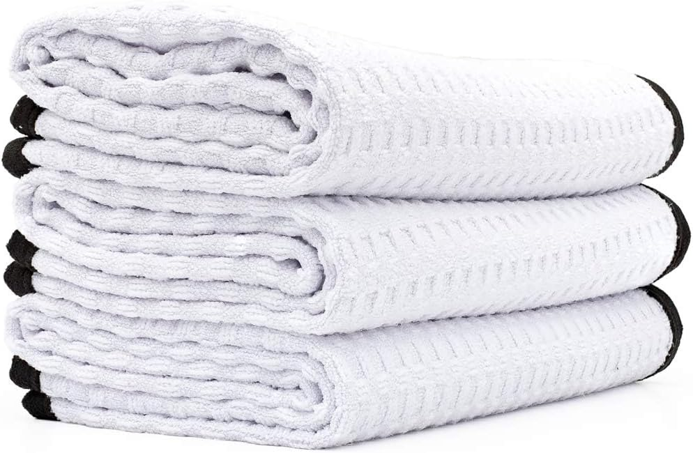 
The Rag Company Dry Me A River Car Drying Towel, 16x24 in, 3-Pack 