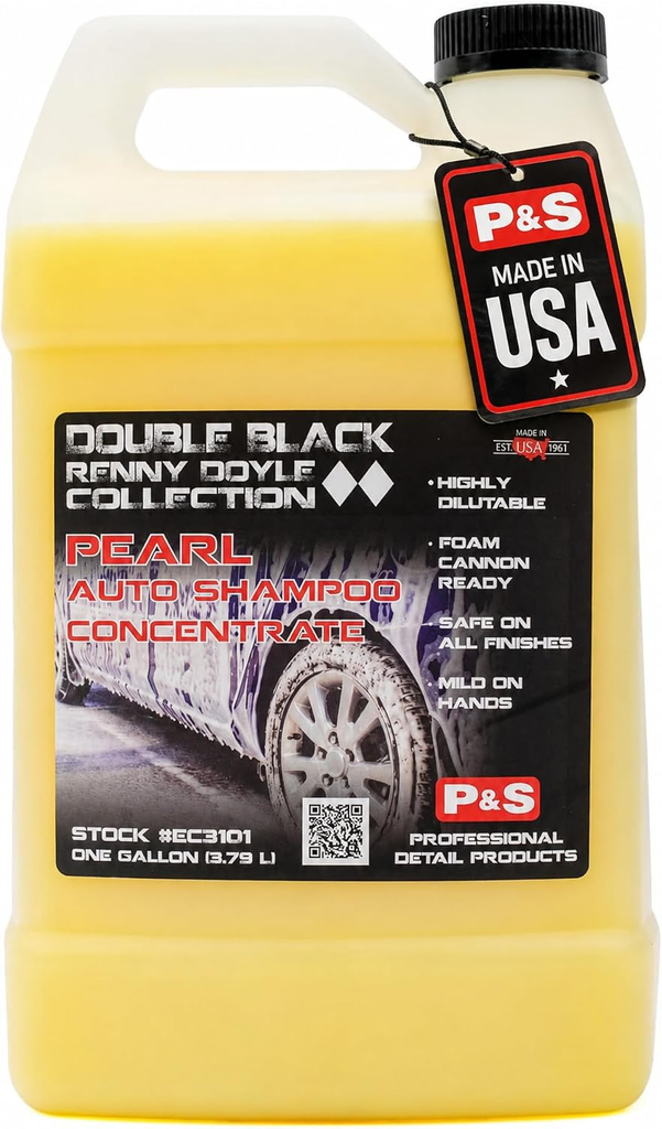 P&S Professional Detail Products Pearl Auto Shampoo – High-Foaming, pH-Balanced Car Wash Soap,