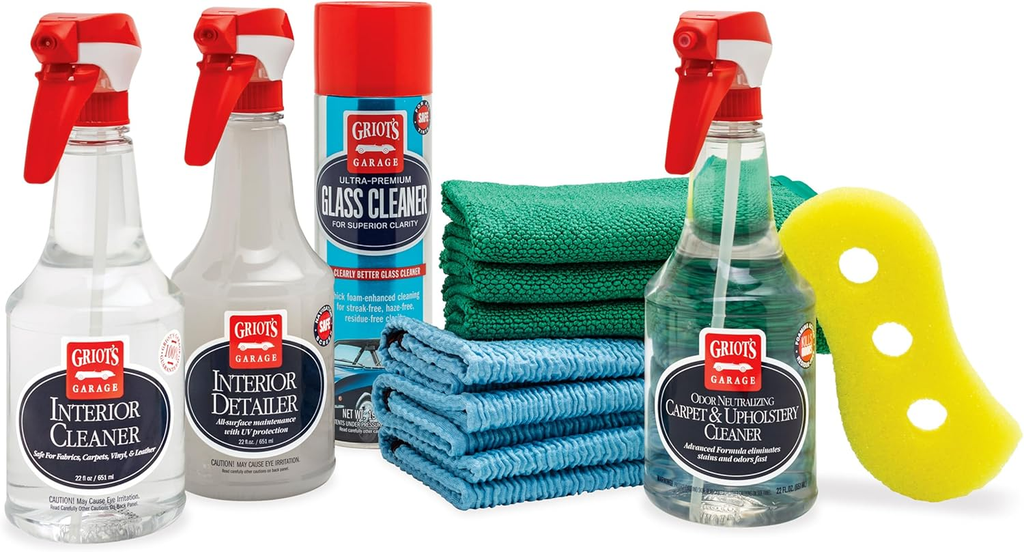 
Griot's Garage Starter Interior Kit, Multi-Pack Bundle 11625 | Includes carpet
