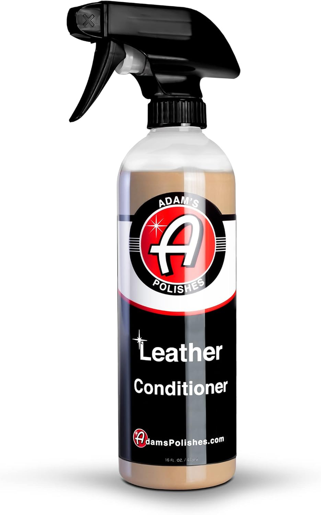 Adam's Polishes Leather Conditioner 16oz - Conditions Leather, Vinyl, and Plastic Interior Surfaces